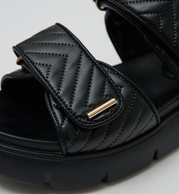 AU BANNISTER「【軽量】Wベルトスポーツサンダル」|サンダル|