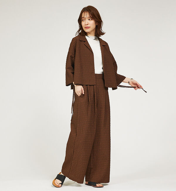 abahouse mavie「【セットアップ対応】サッカーボーダーショートシャツジャケット」|その他|