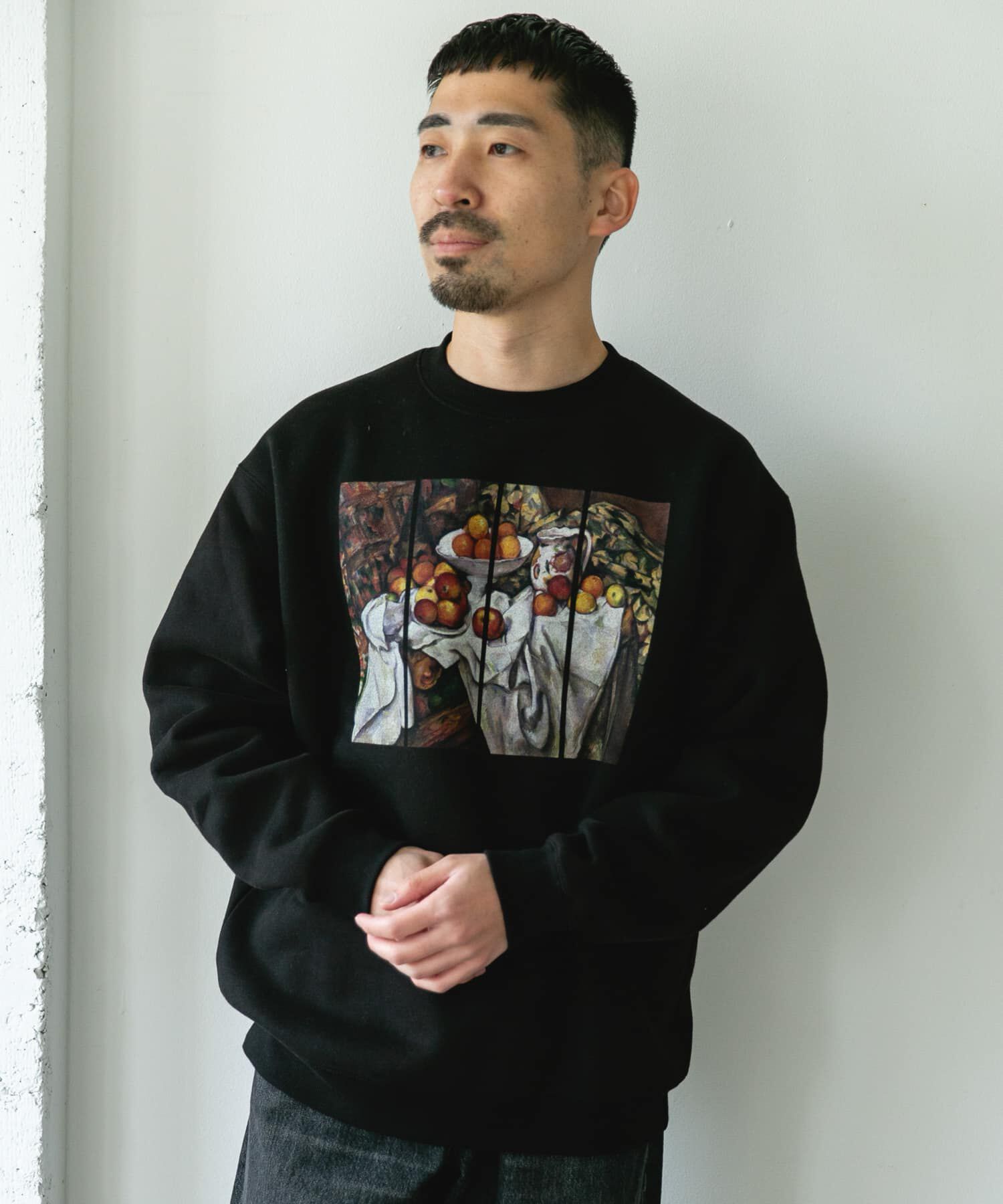 URBAN RESEARCH DOORS「セザンヌ アートプリント裏起毛スウェット」|スウェット・ジャージ|