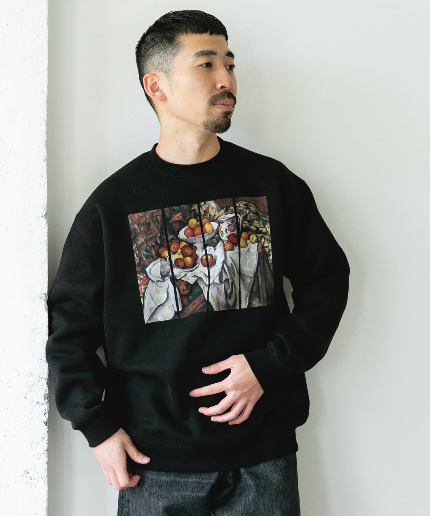 URBAN RESEARCH DOORS「セザンヌ アートプリント裏起毛スウェット」|スウェット・ジャージ|