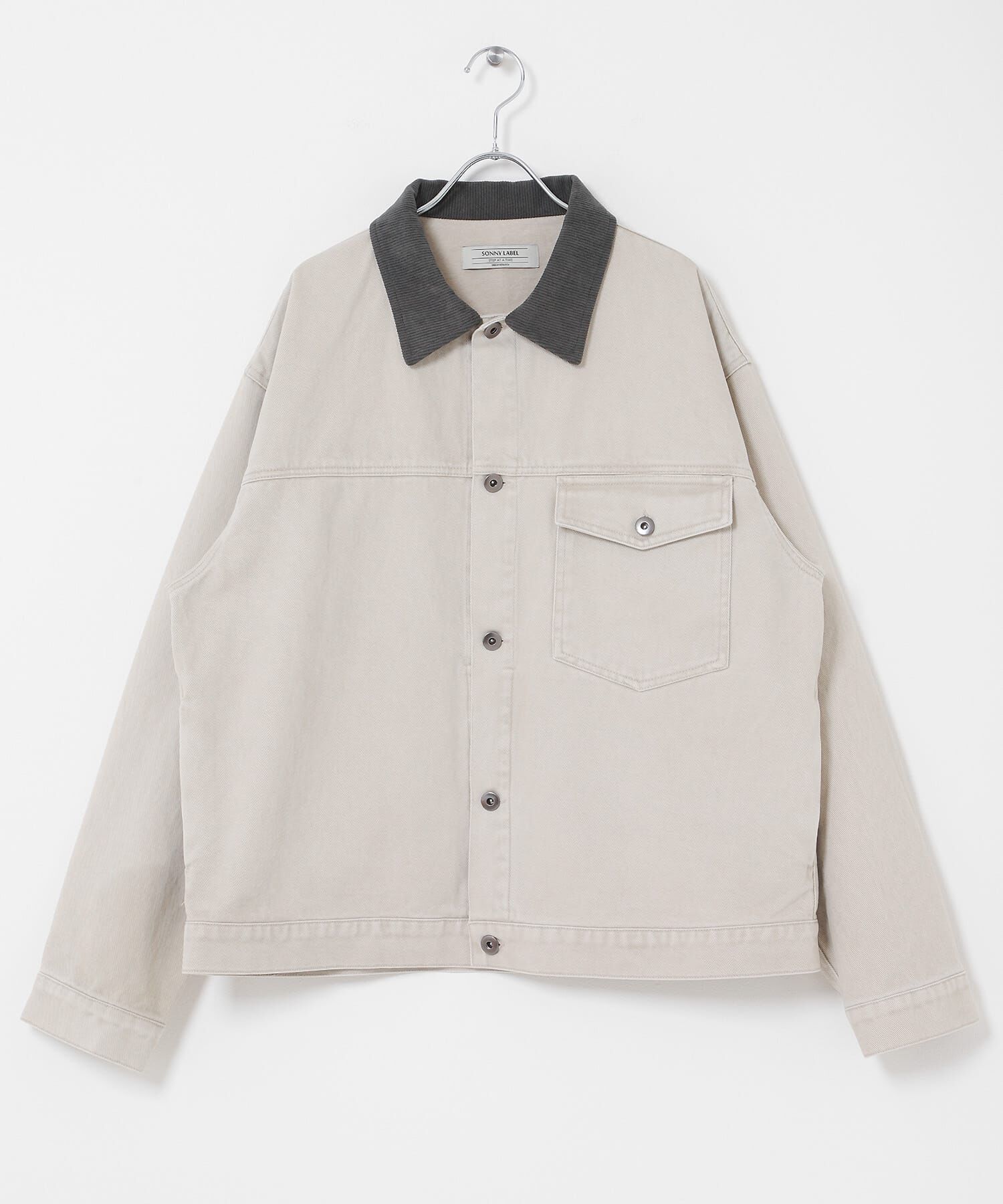 Sonny Label 「ウォッシュドツイル襟切替ジャケット」|ブルゾン・スタジャン|