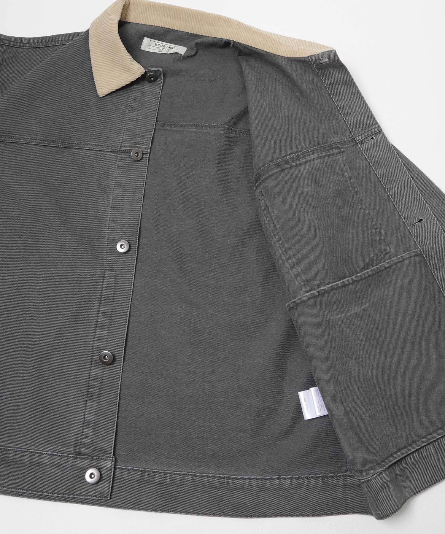 Sonny Label 「ウォッシュドツイル襟切替ジャケット」|ブルゾン・スタジャン|