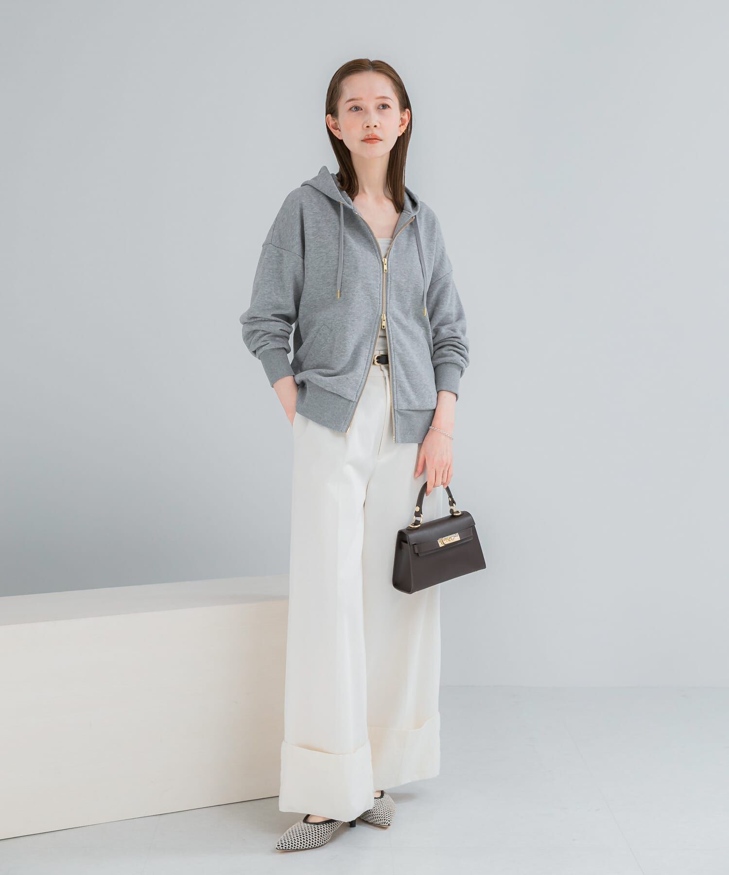 URBAN RESEARCH ROSSO「『WEB限定』『UR TECH』オーバーZIPパーカー」|パーカー|