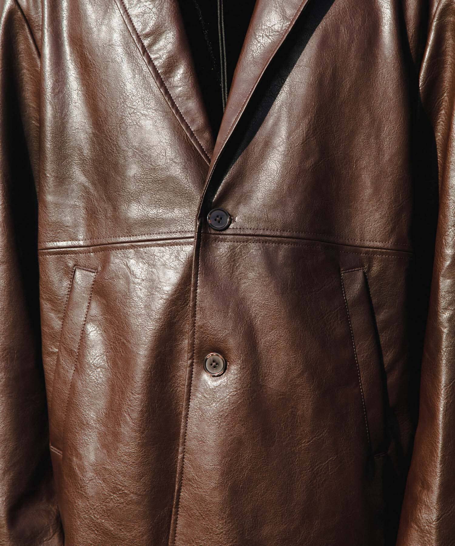 SENSE OF PLACE by URBAN RESEARCH「フェイクレザーミドルジャケット」|その他|