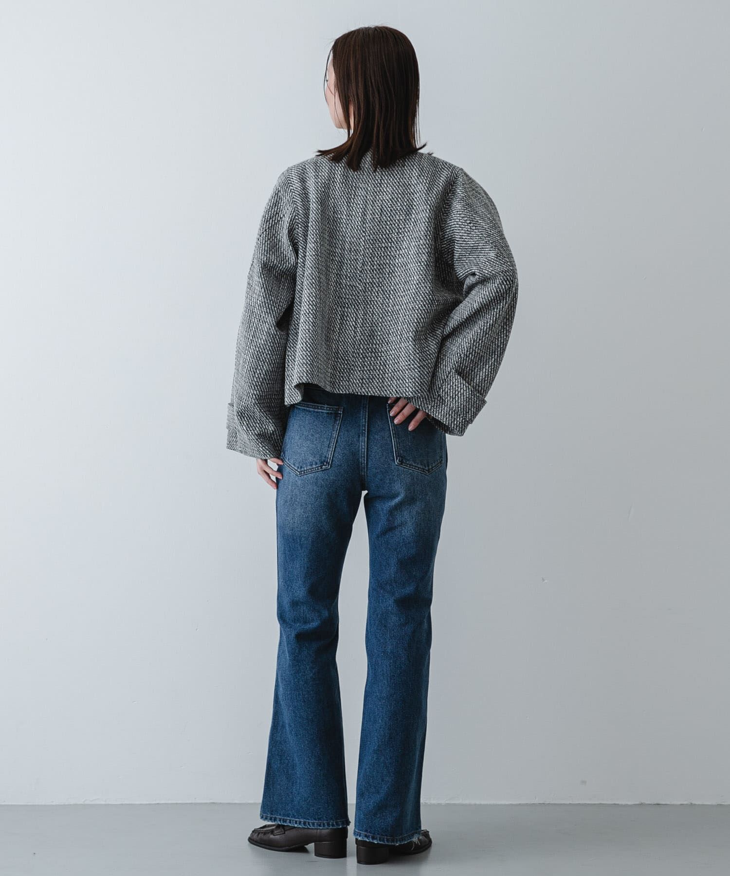 SENSE OF PLACE by URBAN RESEARCH「ツイードノーカラージャケット」|ノーカラージャケット|