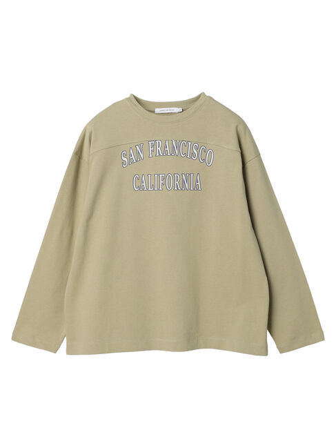  「ラガー切り替えロゴカットプルオーバー」|Tシャツ・カットソー|