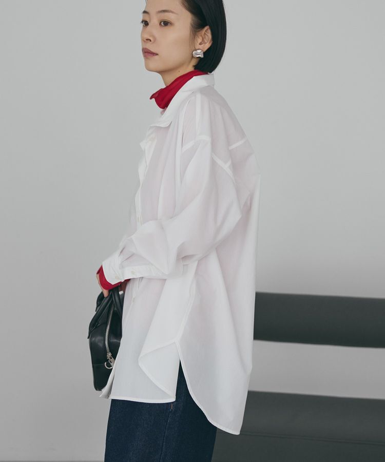 AMERICAN HOLIC「イージーケアハイネックシャツ」|シャツ・ブラウス|