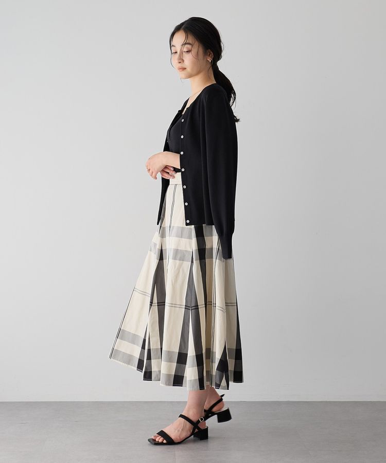 YECCA VECCA「【撥水】メモリーフレアスカート」|フレア|