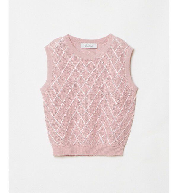 LOULOU WILLOUGHBY「【LOULOU WILLOUGHBY】シークインエンブロイダリープルオーバー」|ニット・セーター|