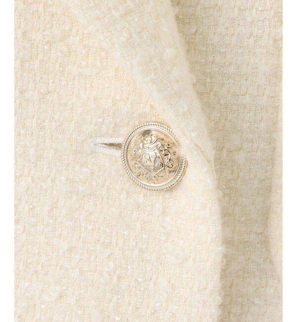 LOULOU WILLOUGHBY「【LOULOU WILLOUGHBY】ツイードダブルミドルコート」|その他|