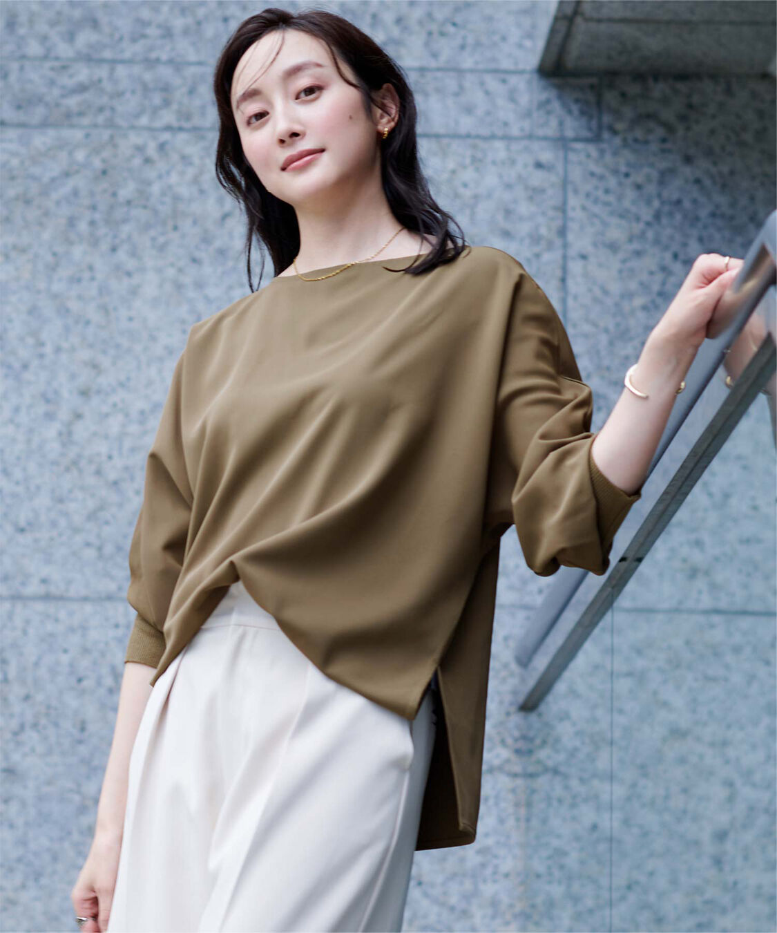 ur's「ボートネックドルマンスリーブプルオーバー」|プルオーバー|