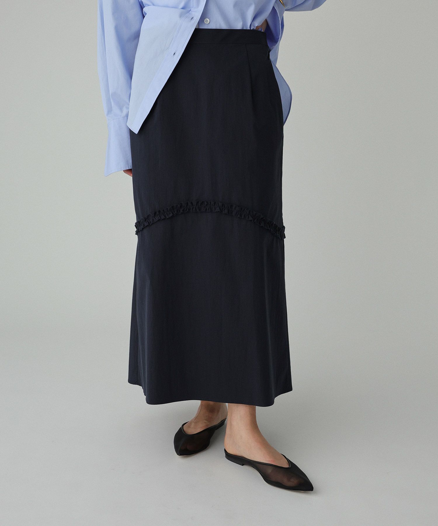 BABYLONE「コットンナイロンフリルスカート」|スカート|ﾈｲﾋﾞｰ