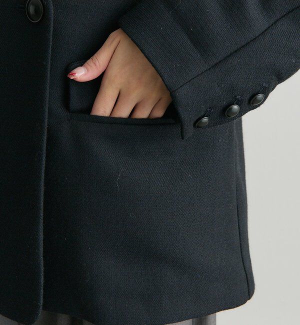  「ラペルレスジャケット」|ノーカラージャケット|