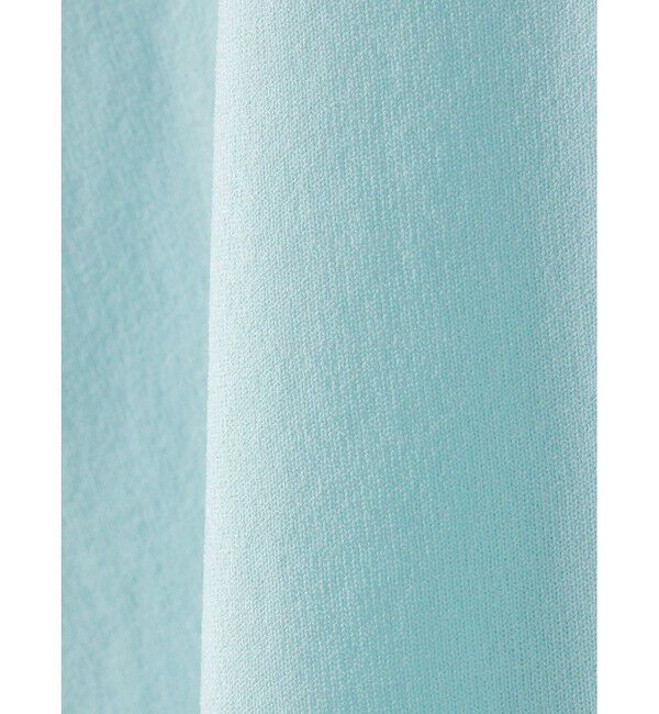 mizuiro ind「mizuiro ind クルーネックハーフスリーブプルオーバー」|ニット・セーター|