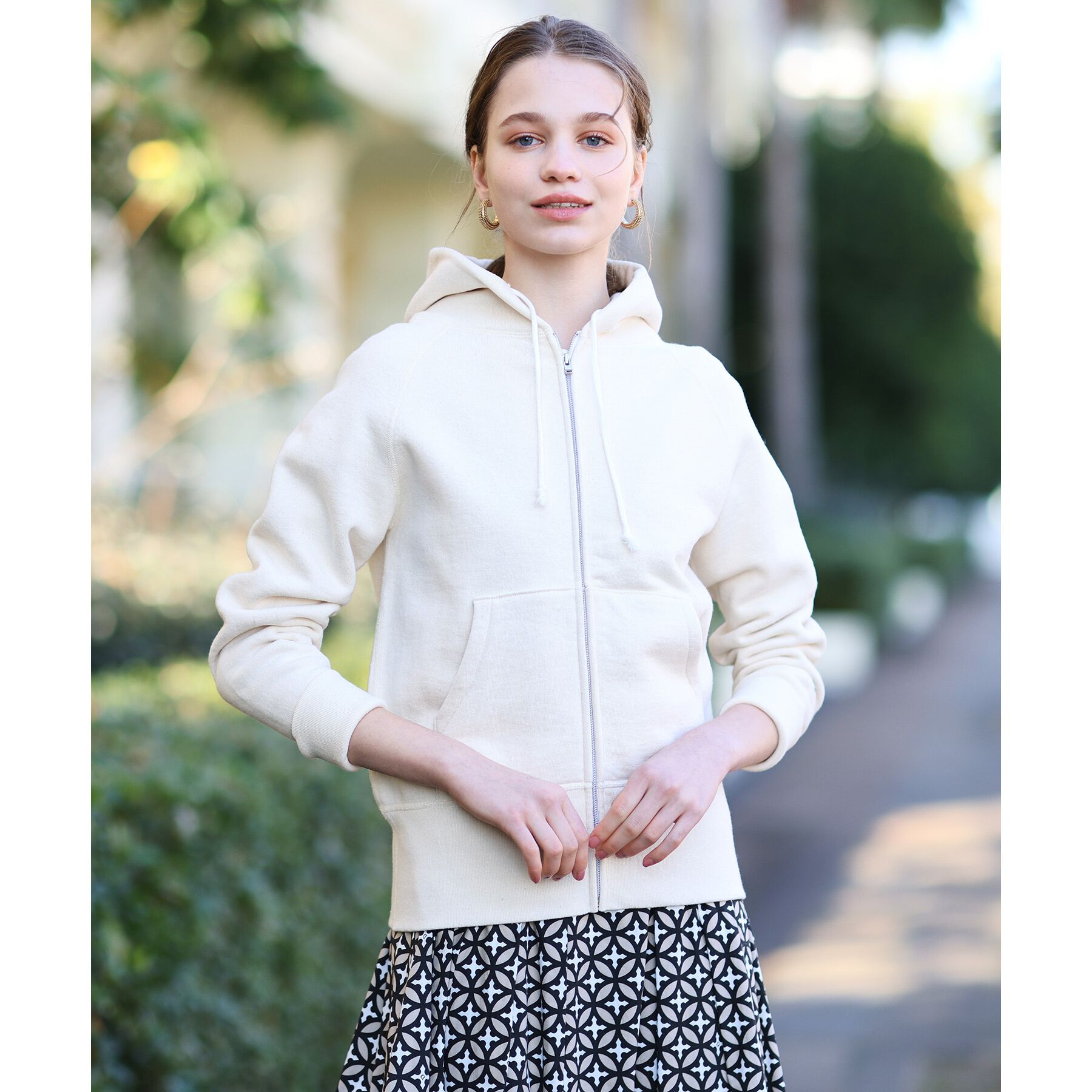 DRESSTERIOR「デキシー吊裏毛ジップアップパーカ」|パーカー|