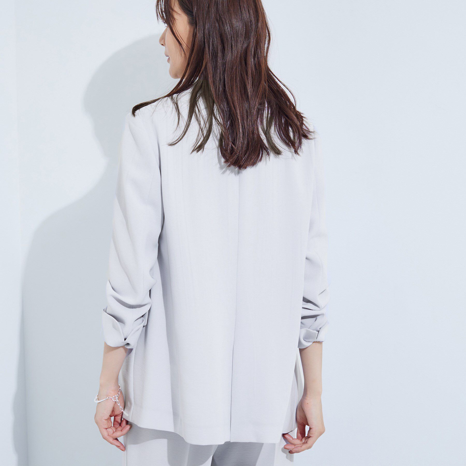 INDIVI「【着る日傘／遮熱／UVケア】ダブルジャケット」|テーラードジャケット|