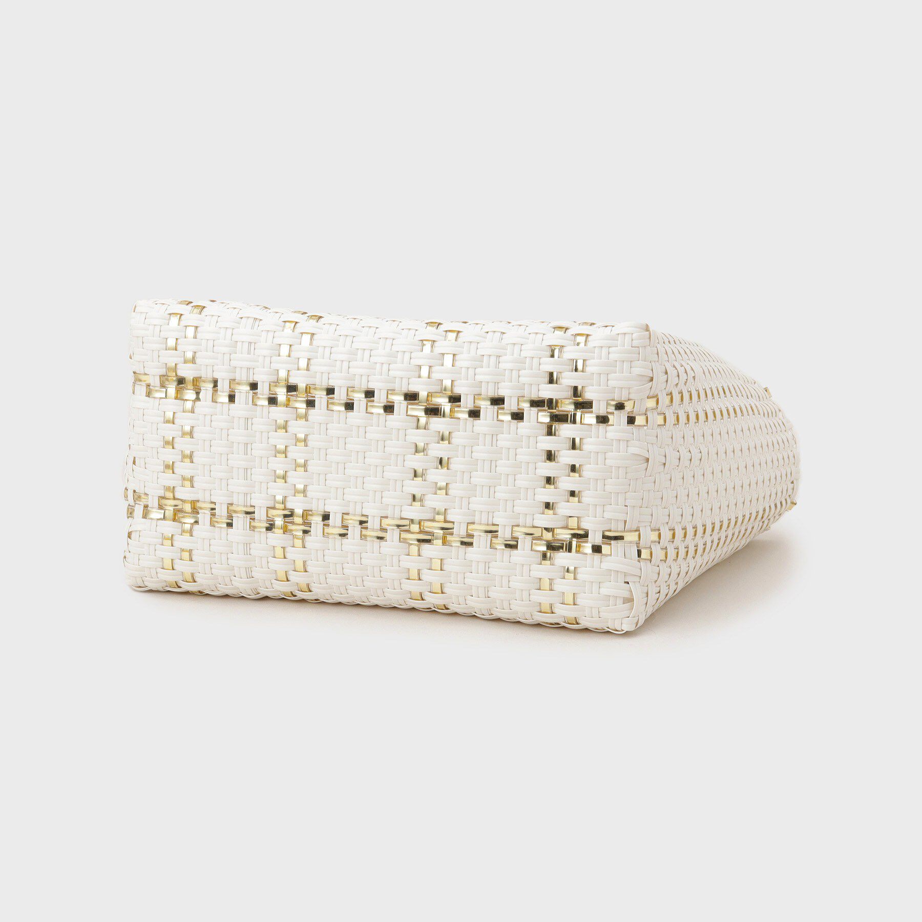 OPAQUE.CLIP「バイカラーミドルメルカドバッグ」|トートバッグ|