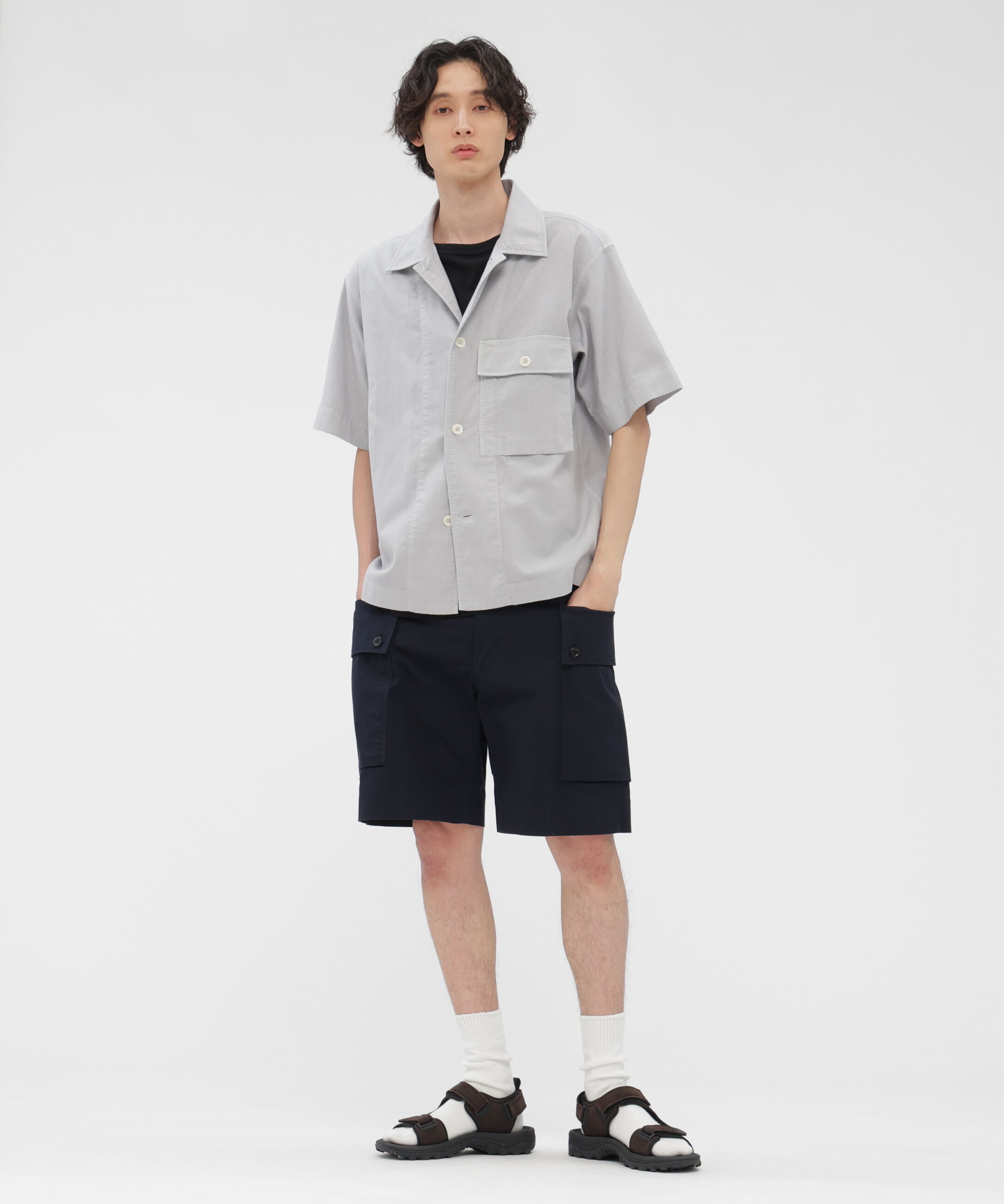 MHL.「GARMENT DYED FINE COTTON OXFORD SHIRT」|シャツ・ブラウス|