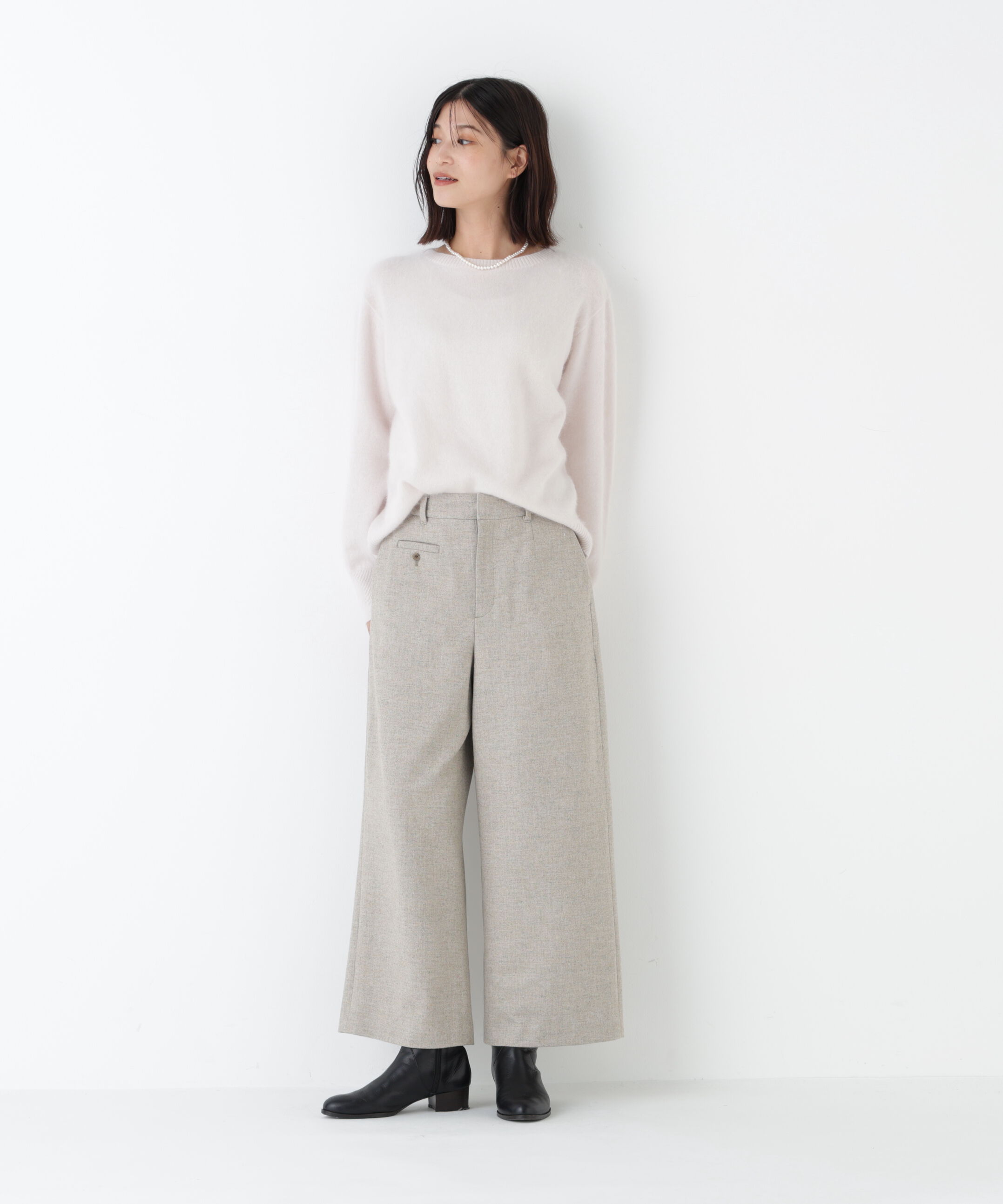  「◆《ウォッシャブル》ツィードツイルガウチョパンツ」|その他|