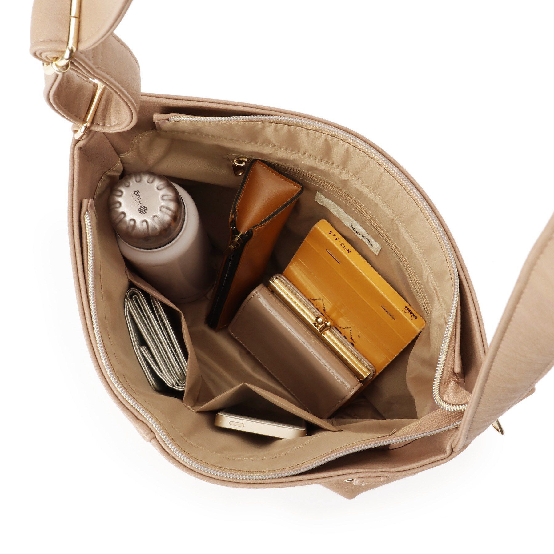 SHOO･LA･RUE「【8ポケット】フロント切替 ショルダーバッグ」|ショルダー・メッセンジャー|