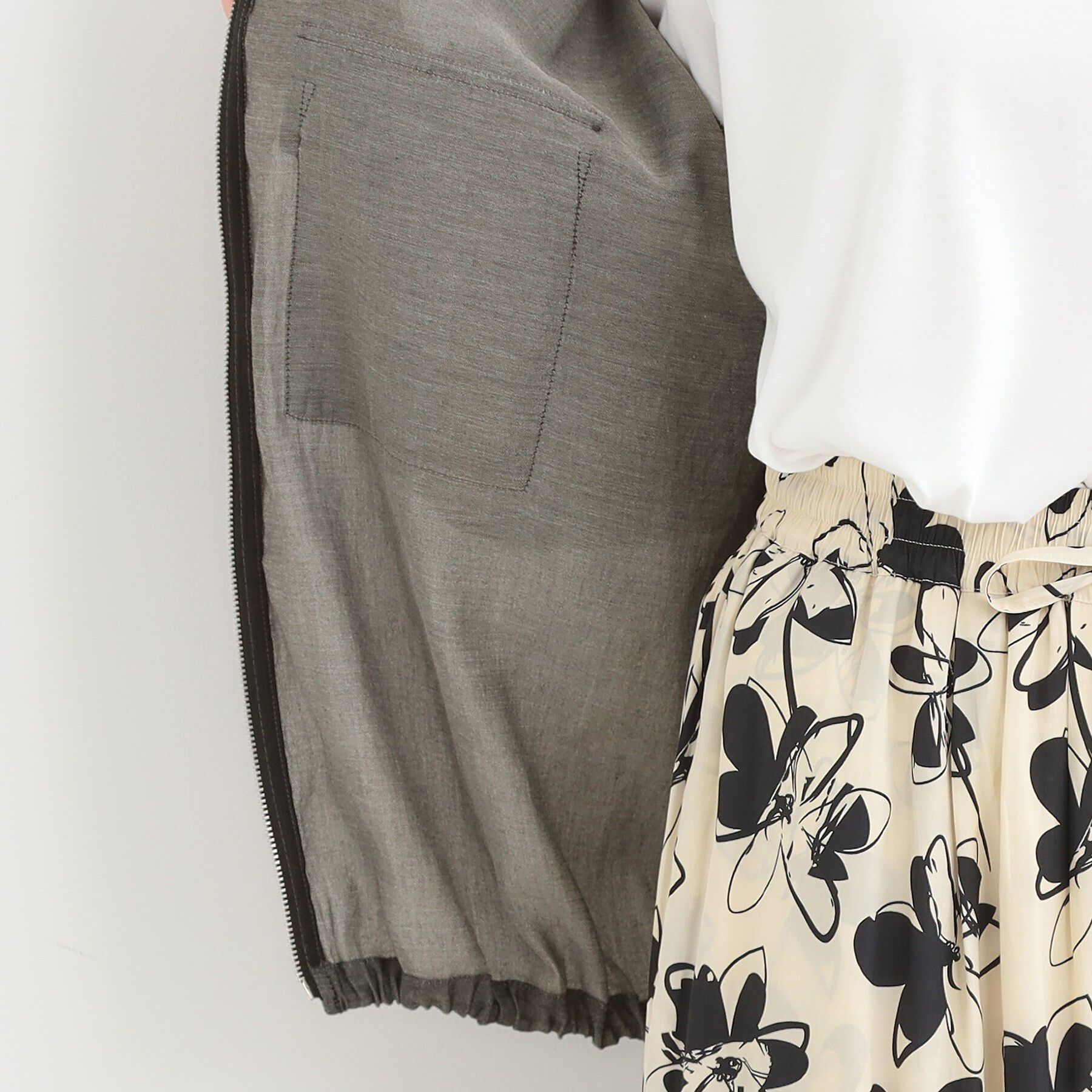 SHOO･LA･RUE「【S-LL】優しく透ける シアーデニムブルゾン」|デニムジャケット|