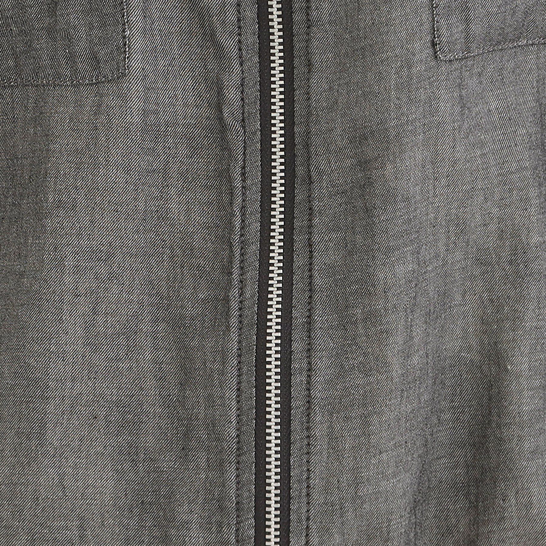 SHOO･LA･RUE「【S-LL】優しく透ける シアーデニムブルゾン」|デニムジャケット|