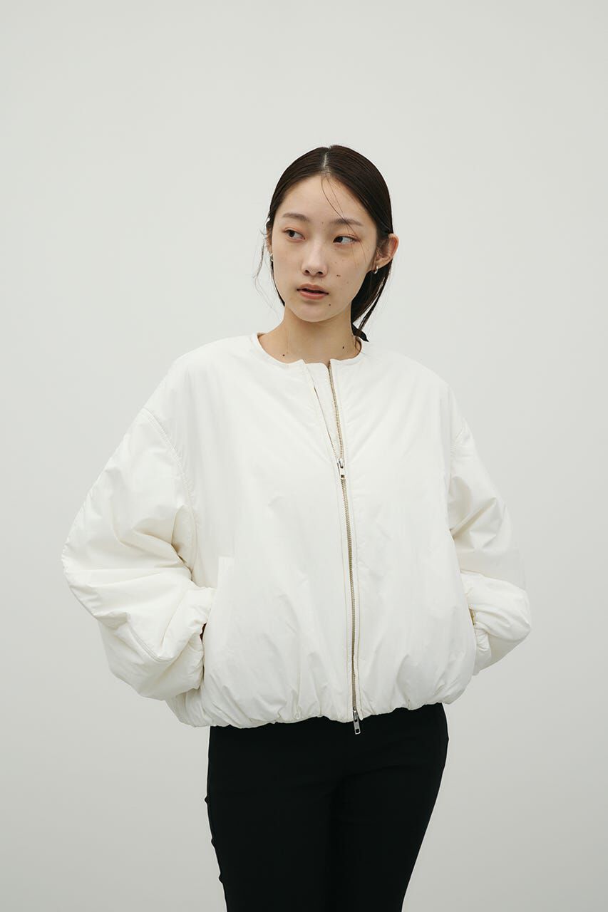 STYLEMIXER「パディングブルゾン」|ブルゾン・スタジャン|WHT
