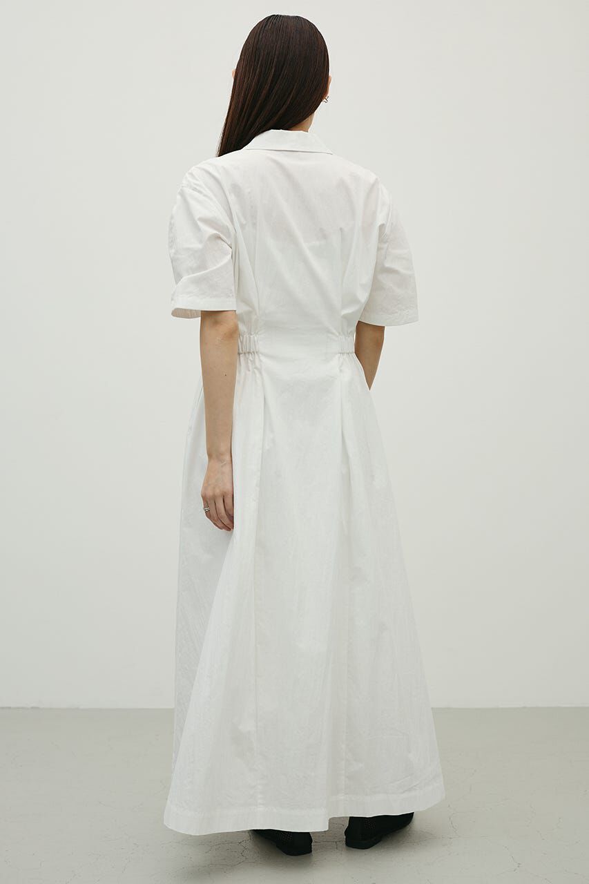 STYLEMIXER「ウエストギャザーシャツワンピース」|ワンピース|