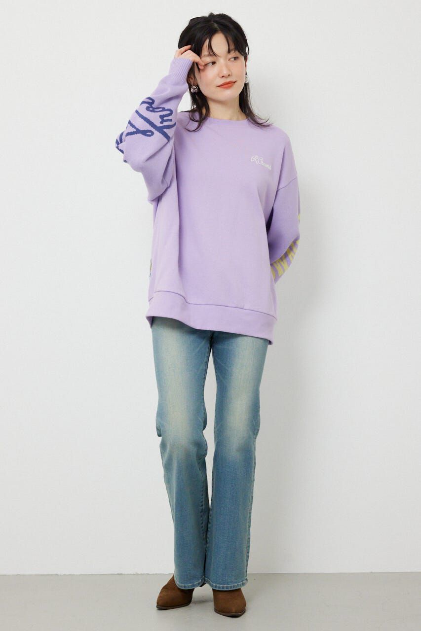 RODEO CROWNS「スリーブニットスウェットトップス」|Tシャツ・カットソー|