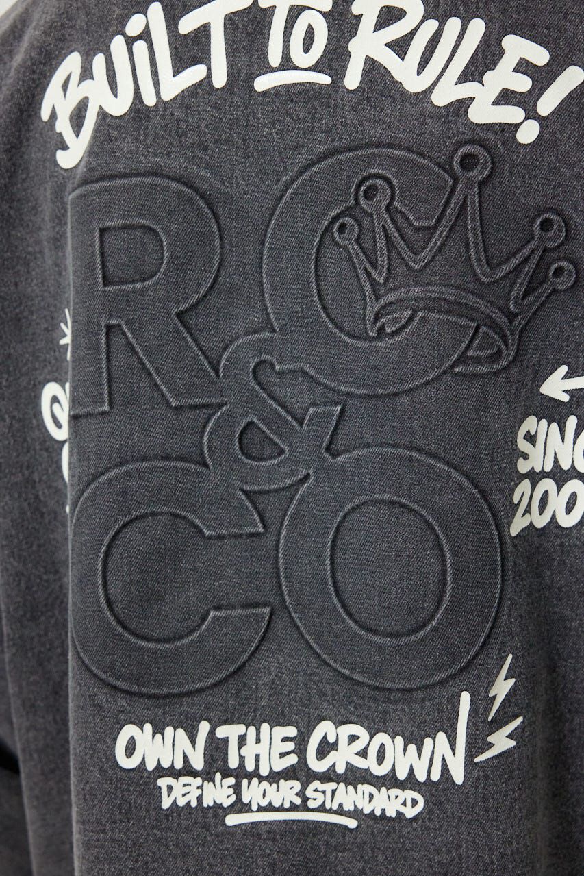 RODEO CROWNS「エンボスロゴデニムジャケット」|デニムジャケット|