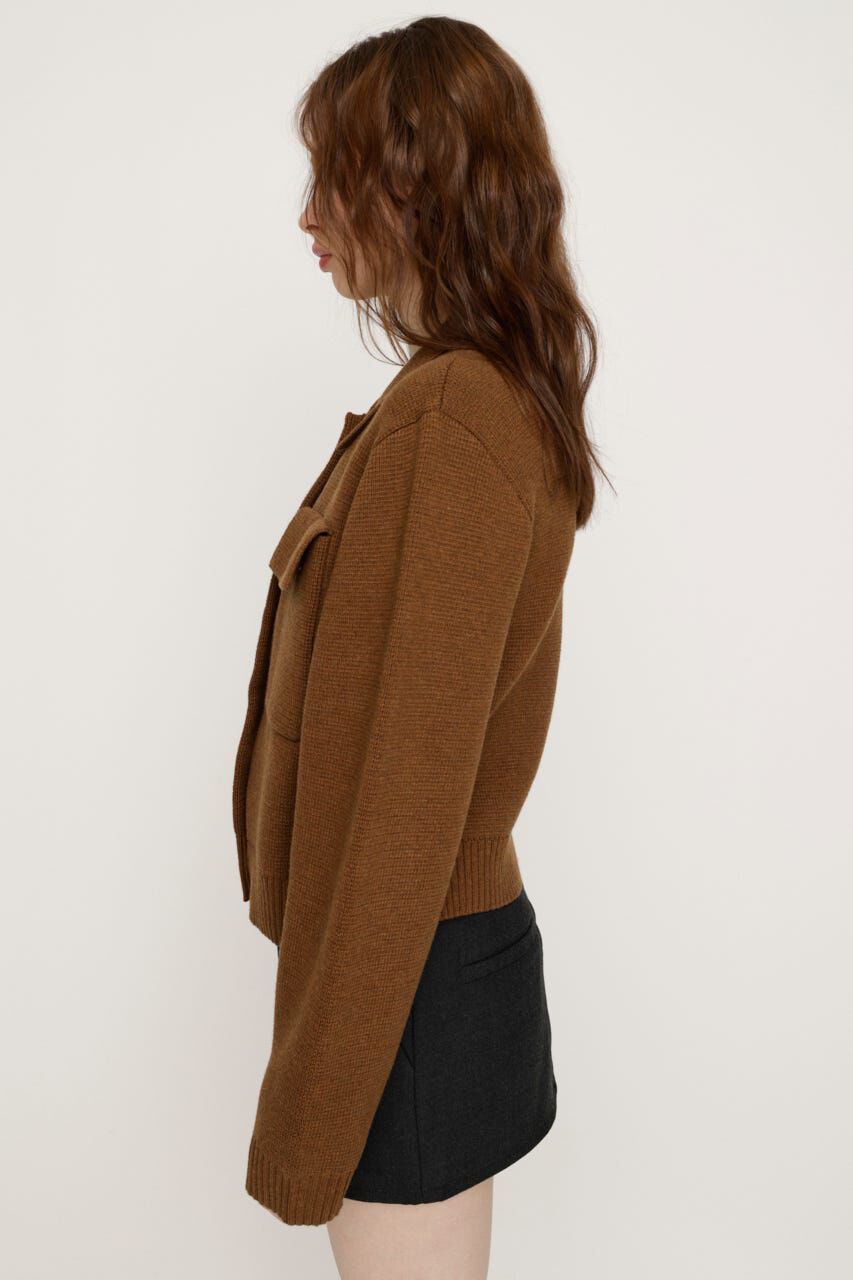 SLY「FRONT BUTTON KNIT カーディガン」|カーディガン|