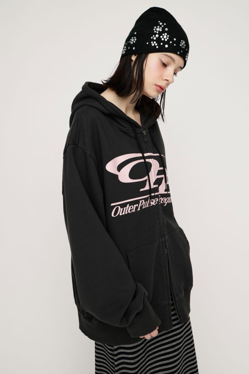 SLY「LOGO OVER HOODIE」|パーカー|