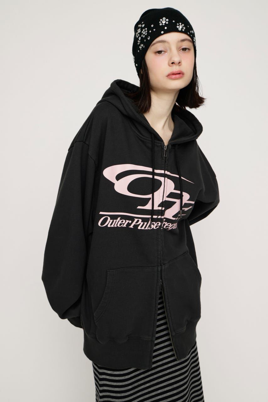 SLY「LOGO OVER HOODIE」|パーカー|