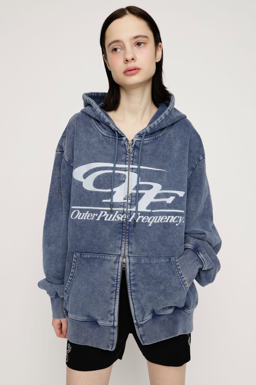 SLY「LOGO OVER HOODIE」|パーカー|