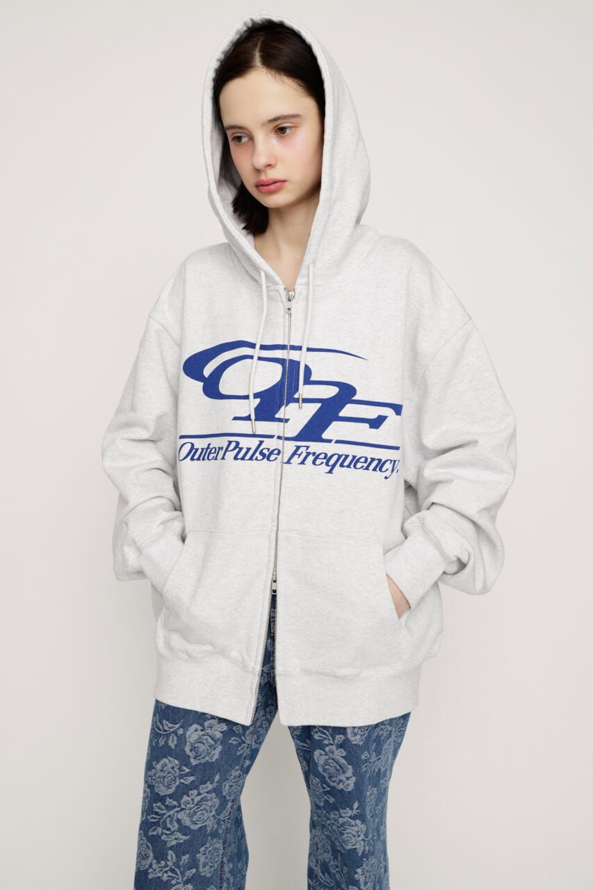 SLY「LOGO OVER HOODIE」|パーカー|T.GRY