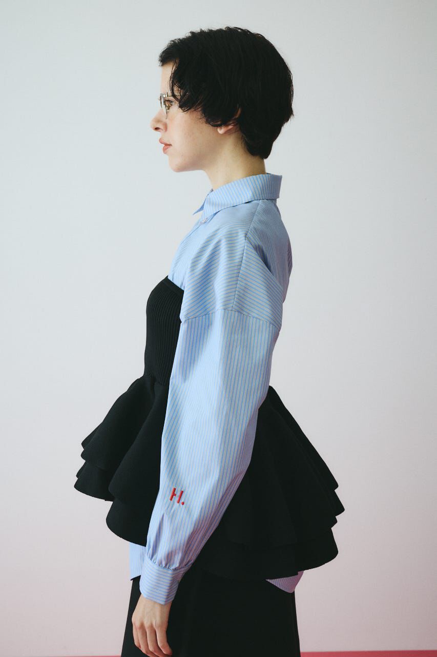 HeRIN.CYE「Frill hem bustier」|チューブトップ|