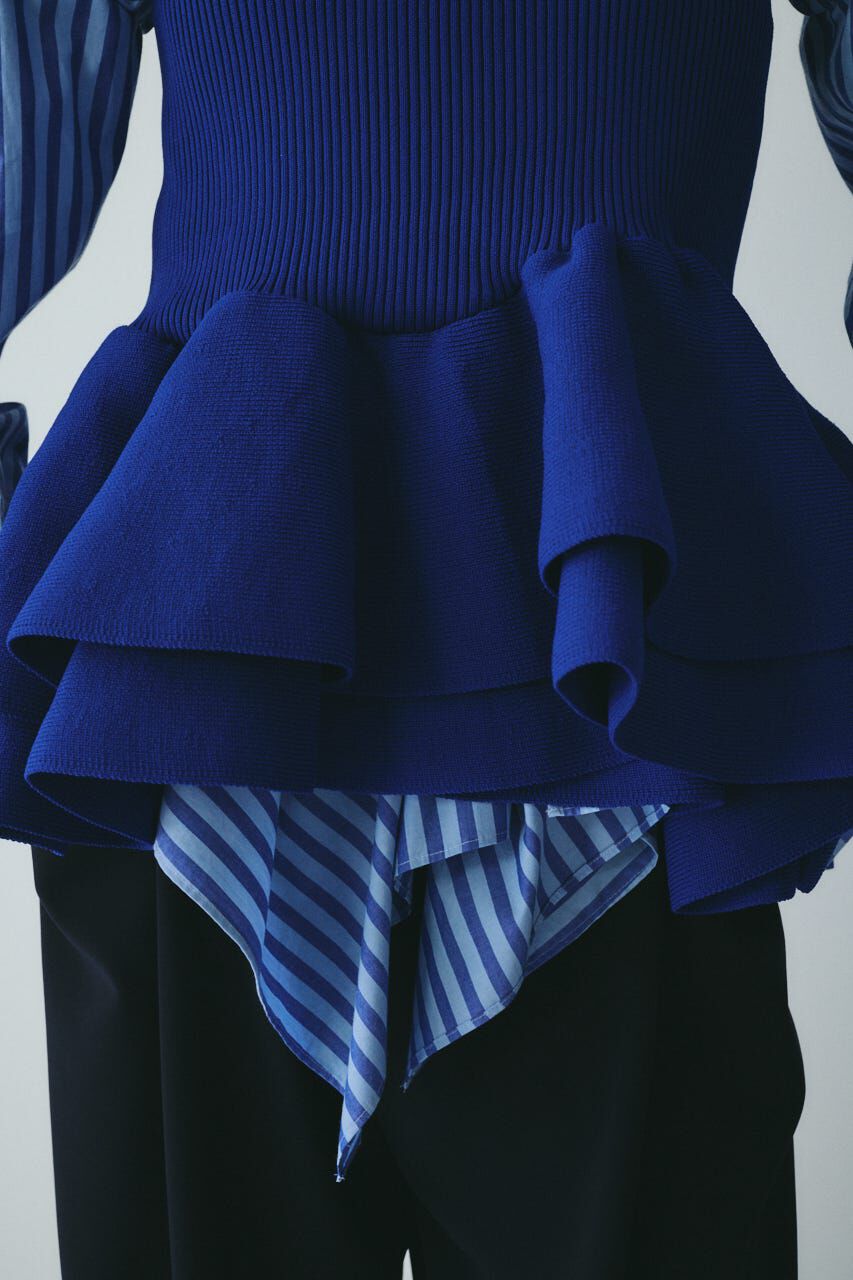 HeRIN.CYE「Frill hem bustier」|チューブトップ|