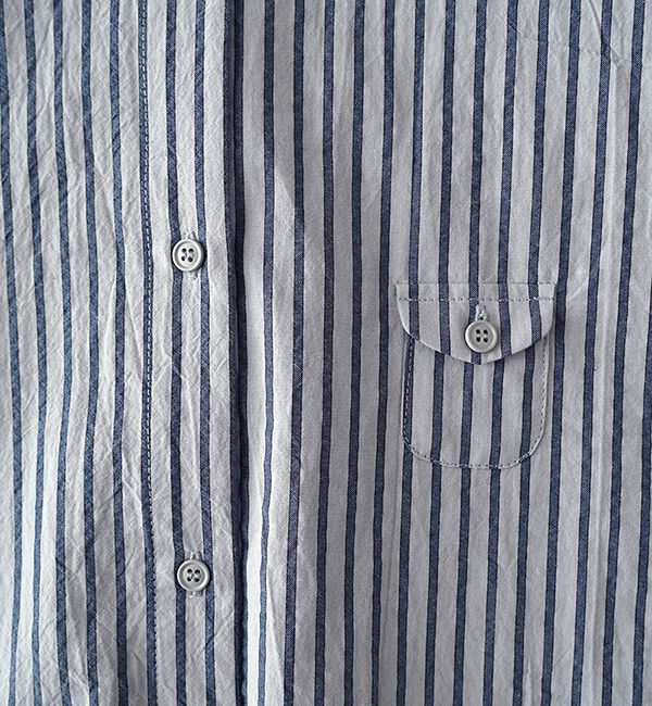 休日と詩「小さなポケットのロングシャツ」|シャツ・ブラウス|