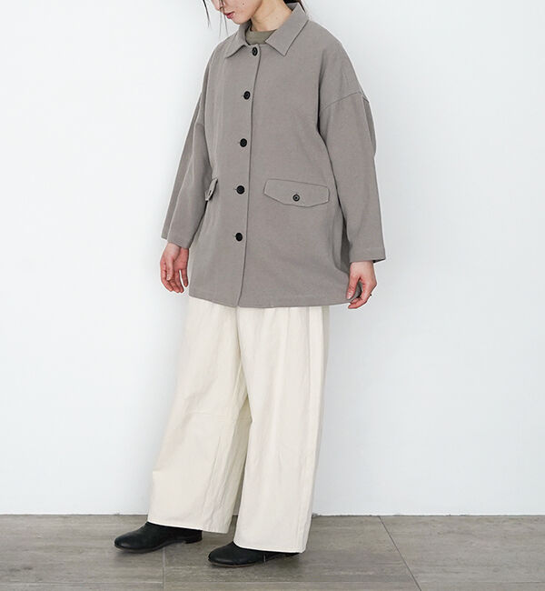 休日と詩「Tomorrow's Clouds」|ステンカラーコート|