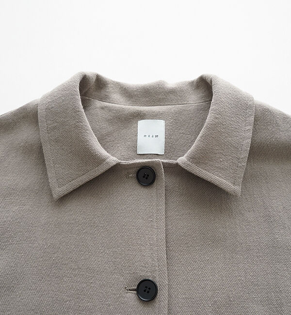 休日と詩「Tomorrow's Clouds」|ステンカラーコート|