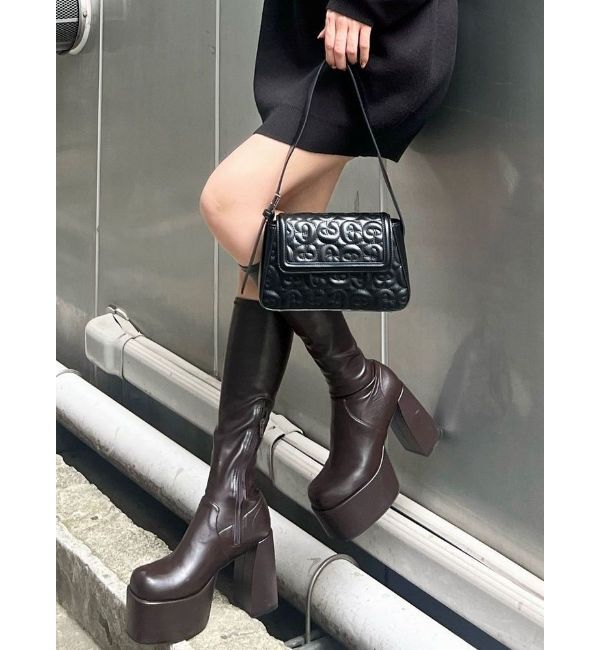 EMODA「バルキープランプフィットブーツ」|ロングブーツ|