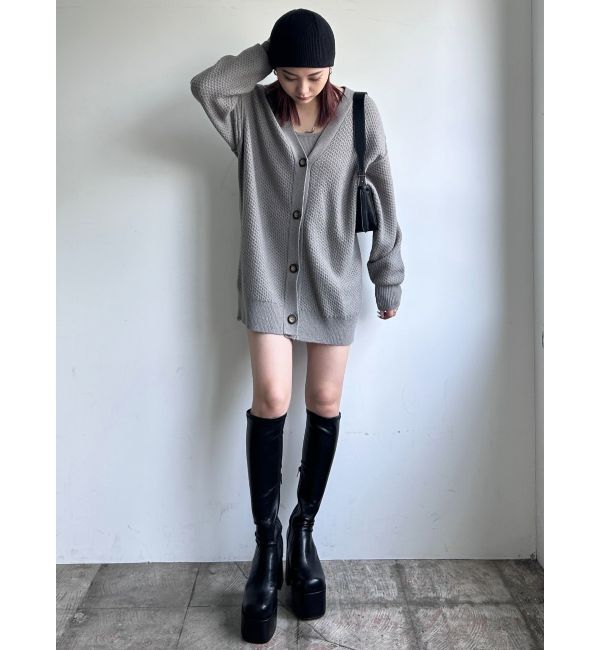 EMODA「バルキープランプフィットブーツ」|ロングブーツ|