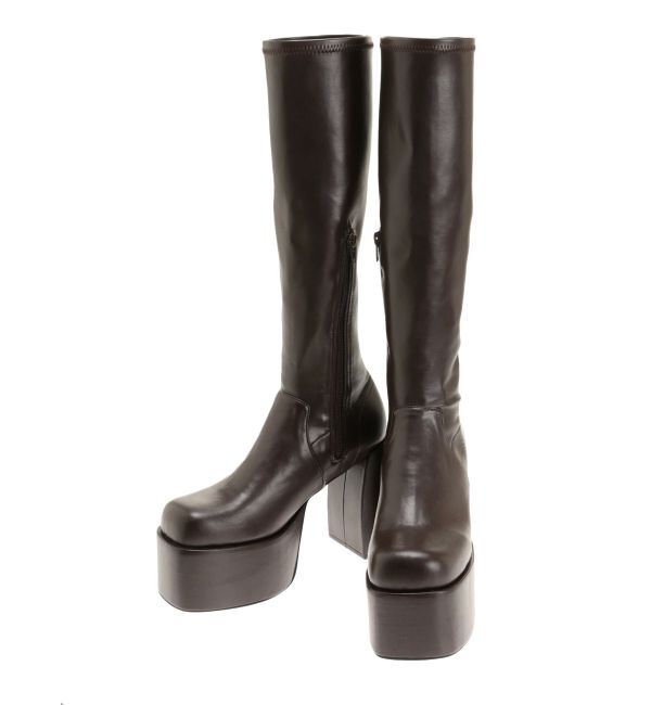 EMODA「バルキープランプフィットブーツ」|ロングブーツ|