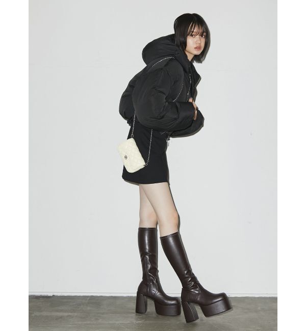 EMODA「バルキープランプフィットブーツ」|ロングブーツ|