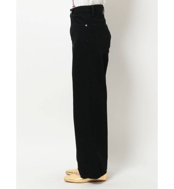 Ungrid「ハイウエストオーガニックコットンルーズデニム」|デニム|