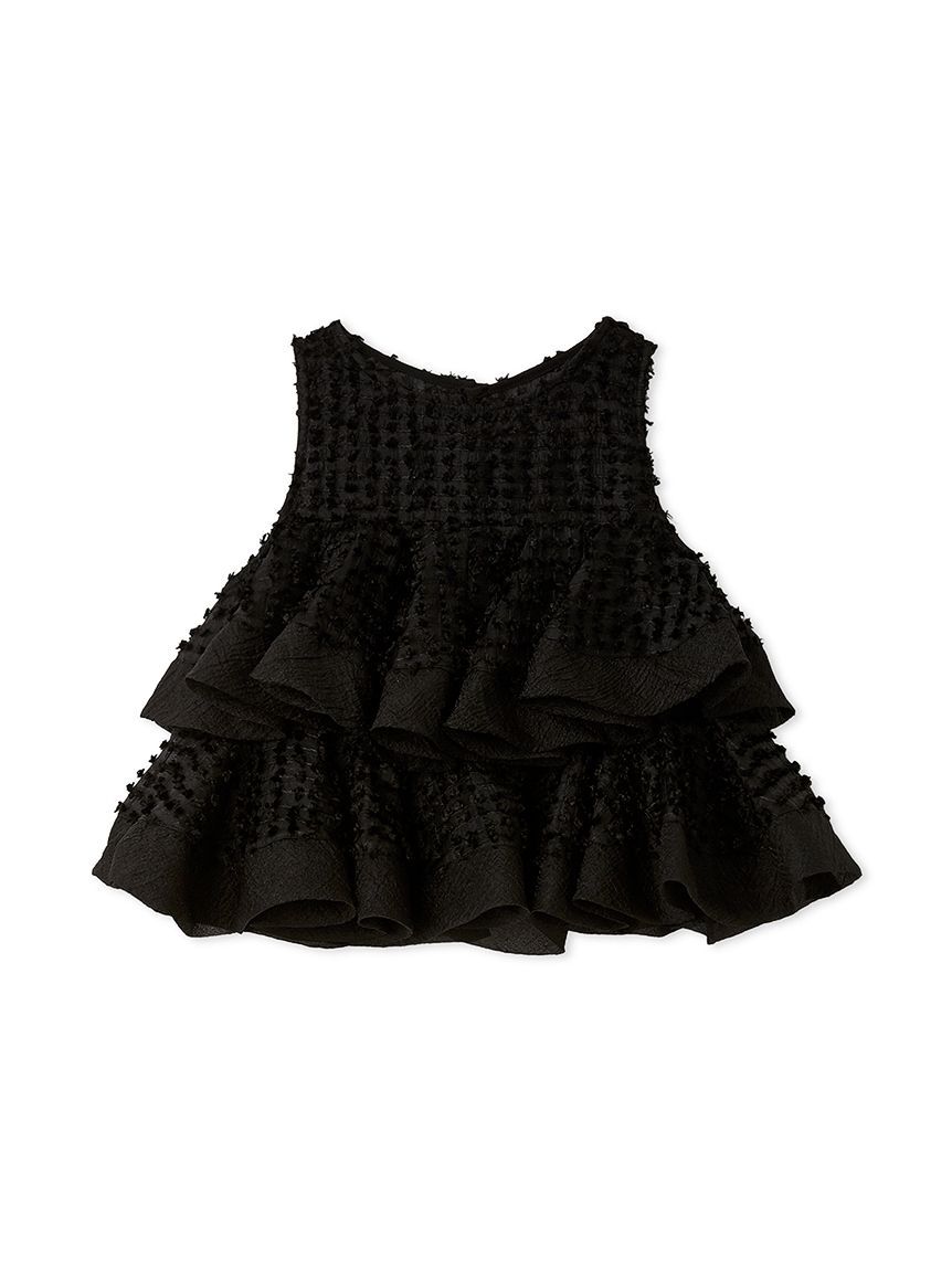 SNIDEL「ラッフルジャガードボリュームブラウス」|シャツ・ブラウス|