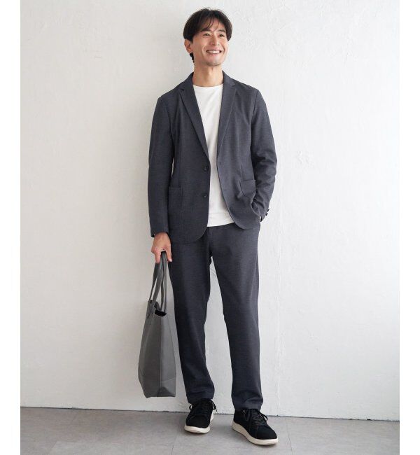 IKKA LOUNGE「【セットアップ対応】GOKU楽ワークライトデニムジャケット」|テーラードジャケット|