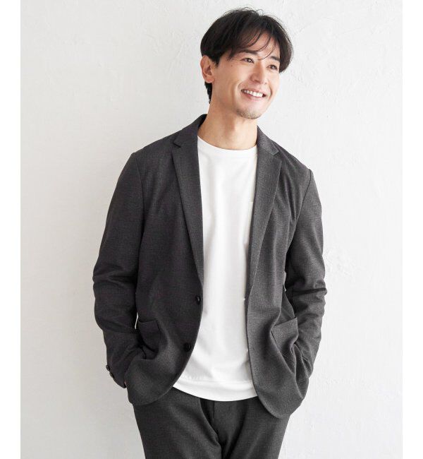 IKKA LOUNGE「【セットアップ対応】GOKU楽ワークライトデニムジャケット」|テーラードジャケット|
