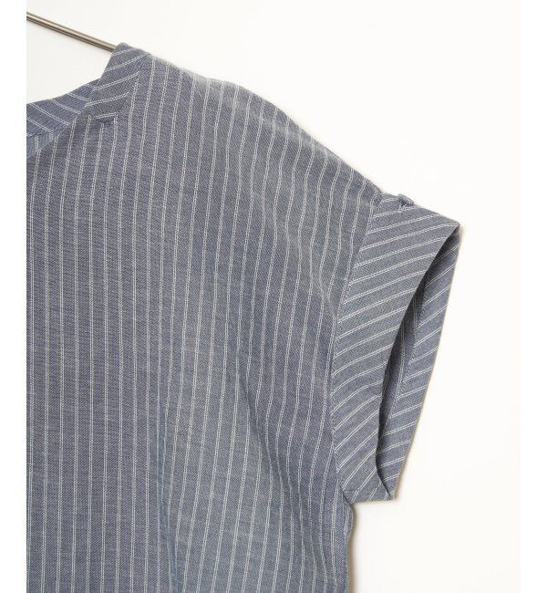 Lbc with Life「コットンPU袖ロールアップブラウス」|シャツ・ブラウス|