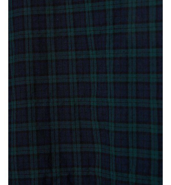 Lbc with Life「コットンPU袖ロールアップブラウス」|シャツ・ブラウス|